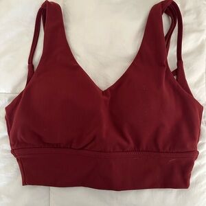 BuffBunny Maroon Sports Bra Size Small
